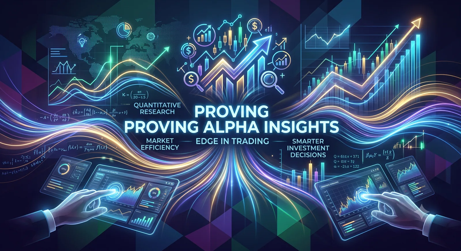 Abstract market chart and analyst research note graphic representing Alpha's editorial insight
